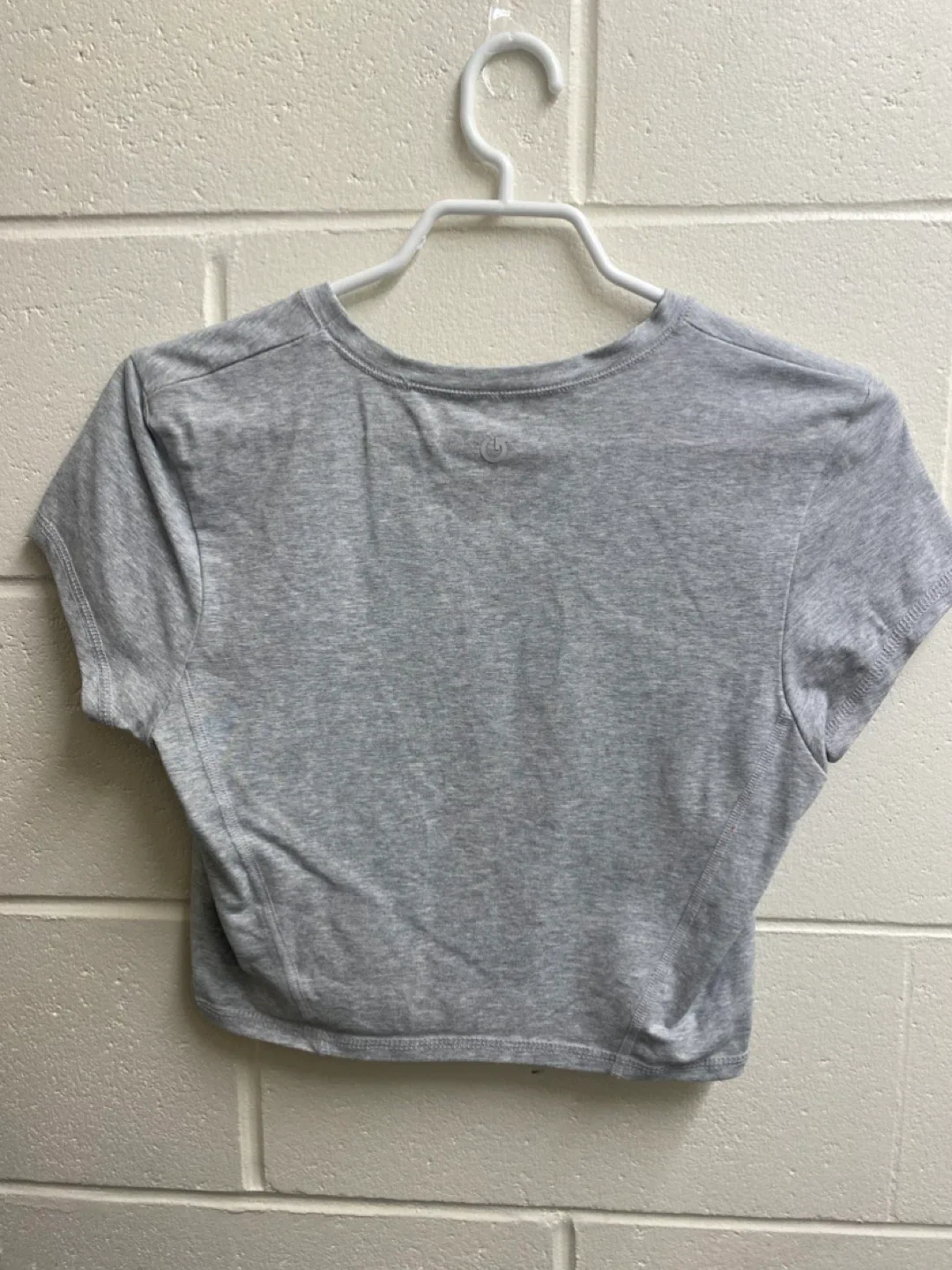 Grey Cropped T-Shirt image indicator(2)