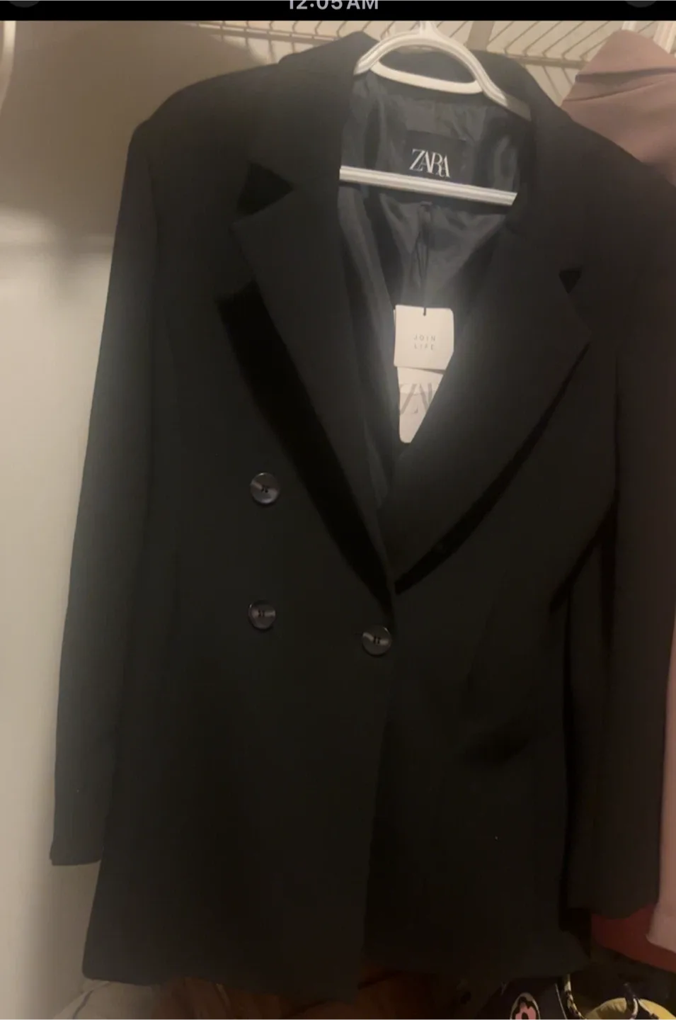 Zara Black Blazer - Size M