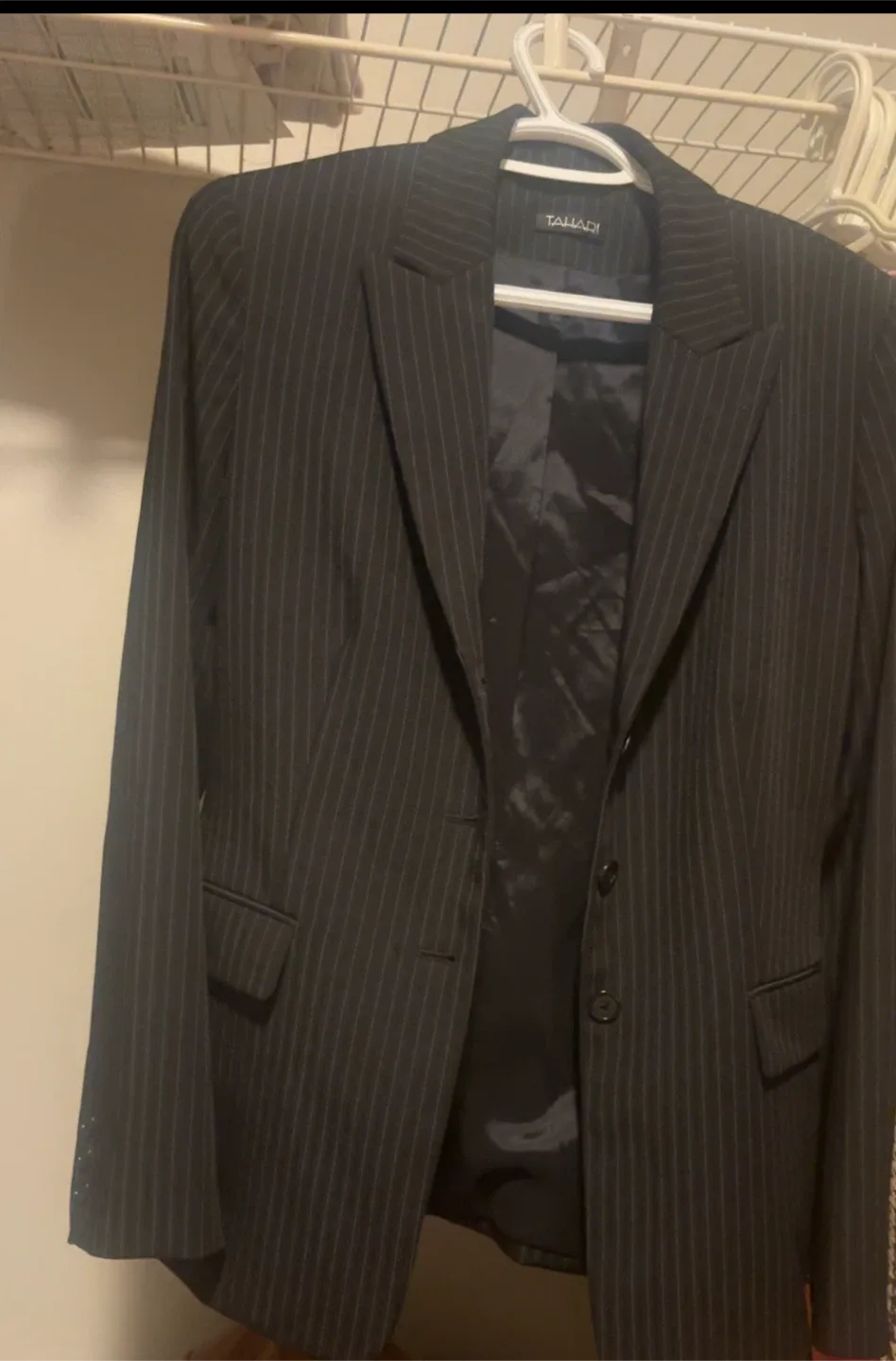 Tahari Pinstripe Blazer - Size Large
