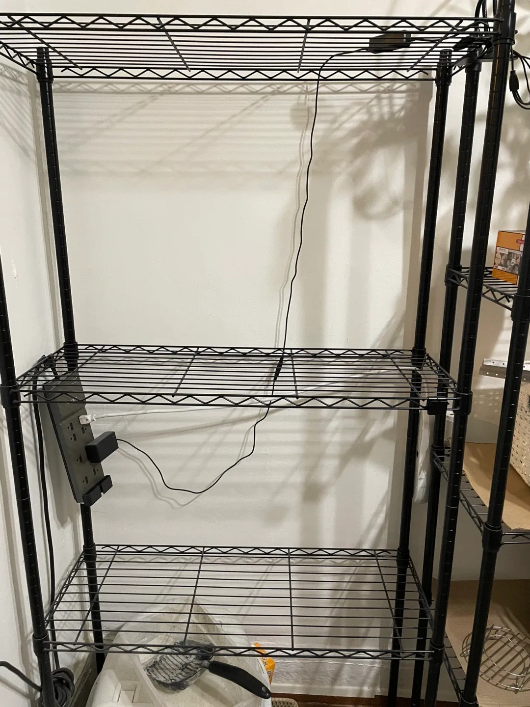 Amazon Basics 3-Shelf Steel Wire Rack 36"L x 14"W x 72"H image indicator(2)