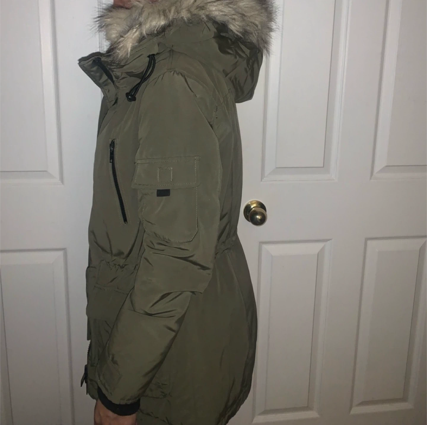 Garage Olive Green Winter Parka size small - photo 2