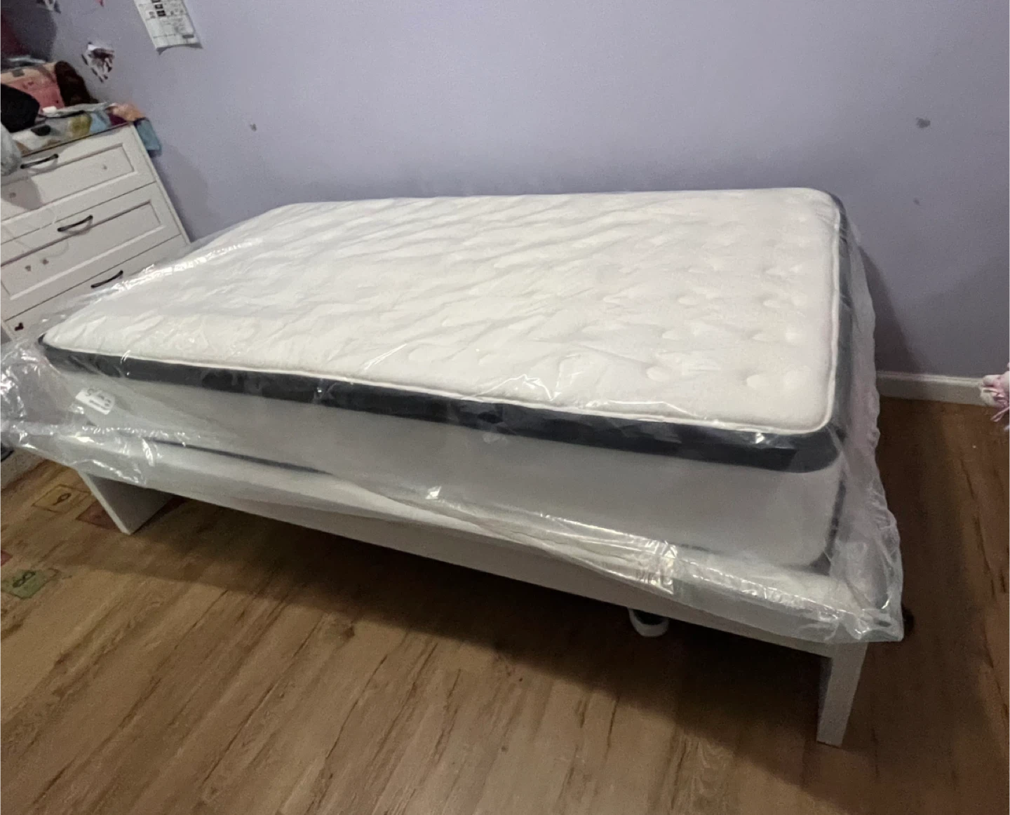 New Twin Mattress and Bed Frame - photo 3