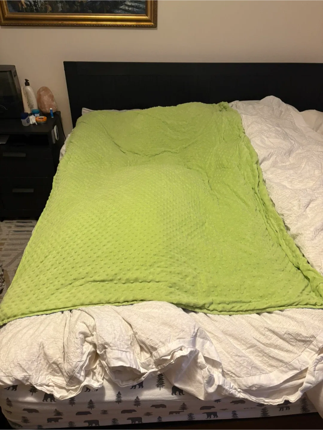 YnM Weighted Blanket - Blue & Green