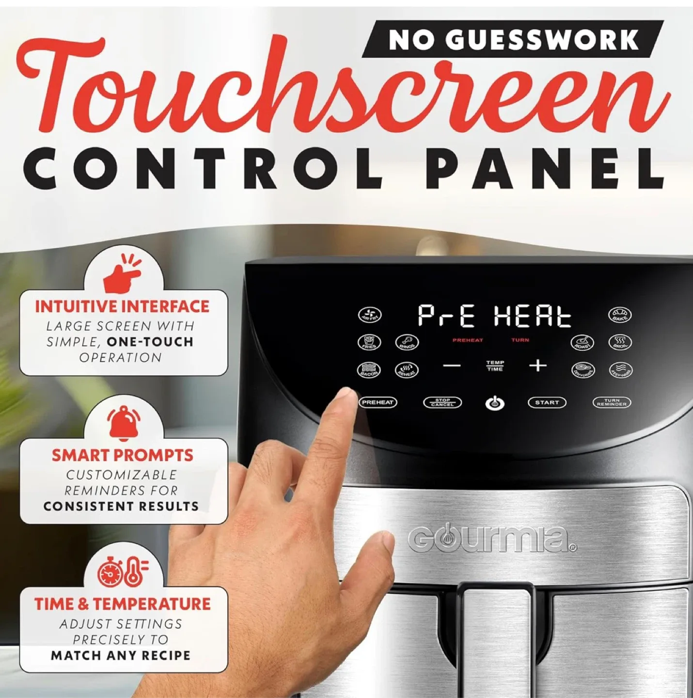 Gourmia 7-QT XL Air Fryer - 12 Presets image indicator(6)