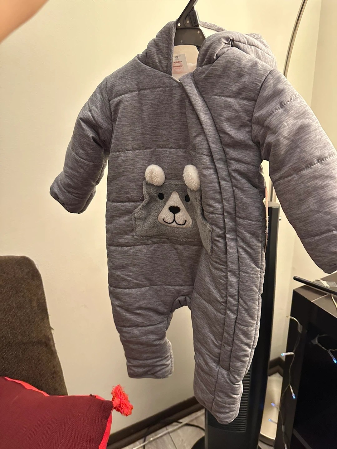 Wonder Nation Gray Baby Snowsuit - photo 2