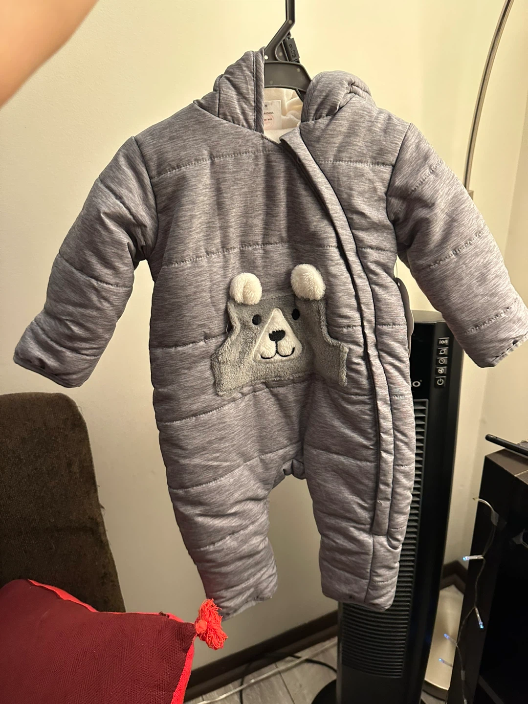 Wonder Nation Gray Baby Snowsuit