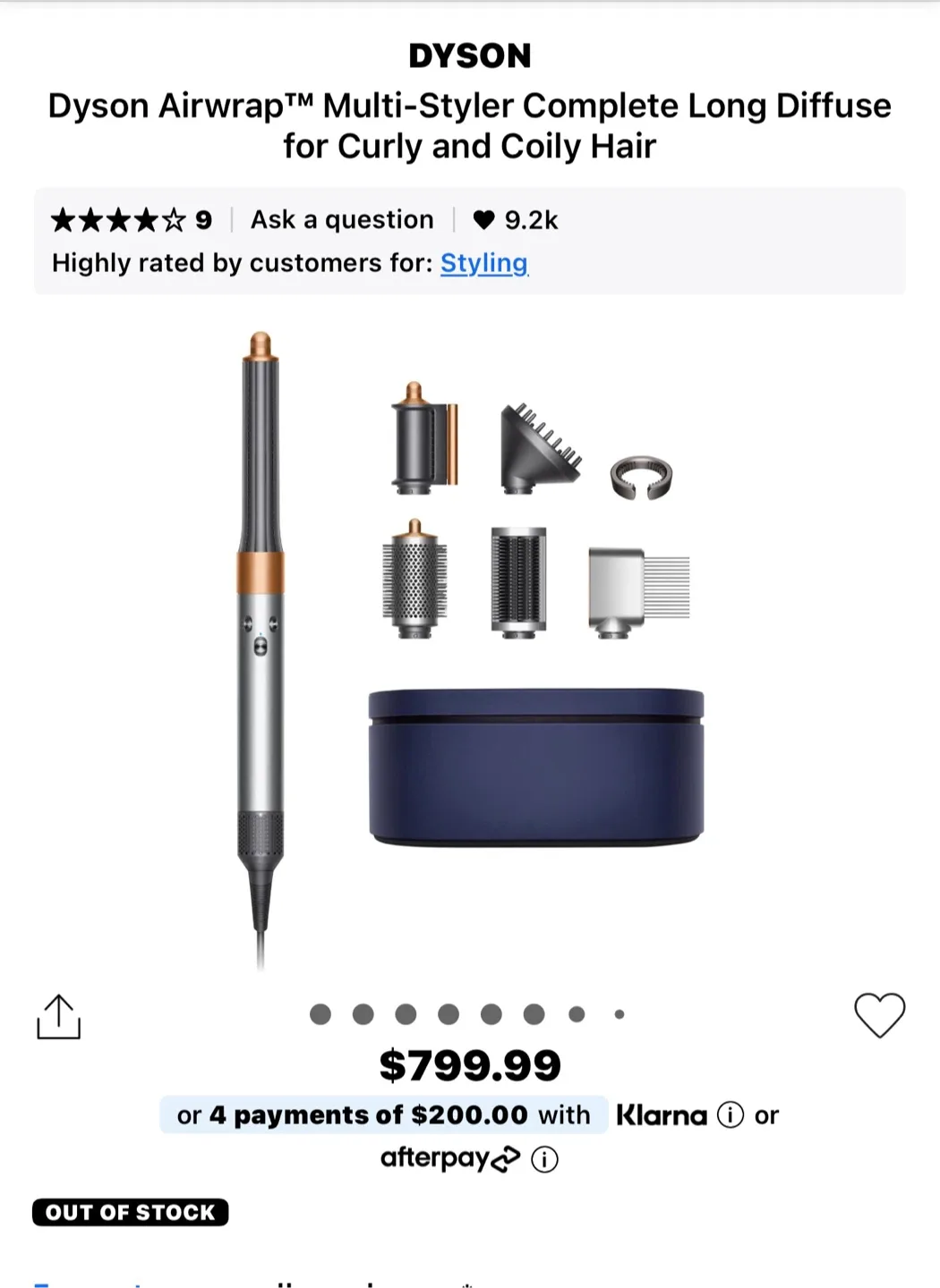 Dyson Airwrap Multi-Styler Complete Long Diffuse