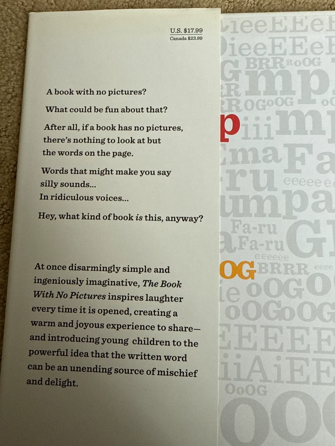 🥕The Book With No Pictures by B.J. Novak image indicator(2)