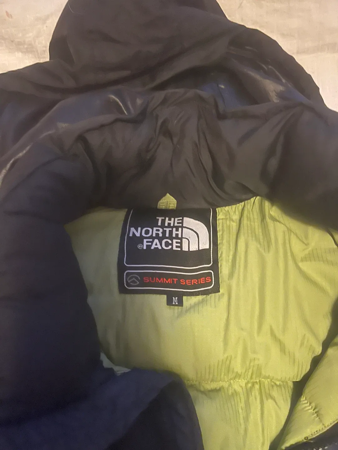 Men’s North Face Summit Series down puffer jacket. image indicator(3)