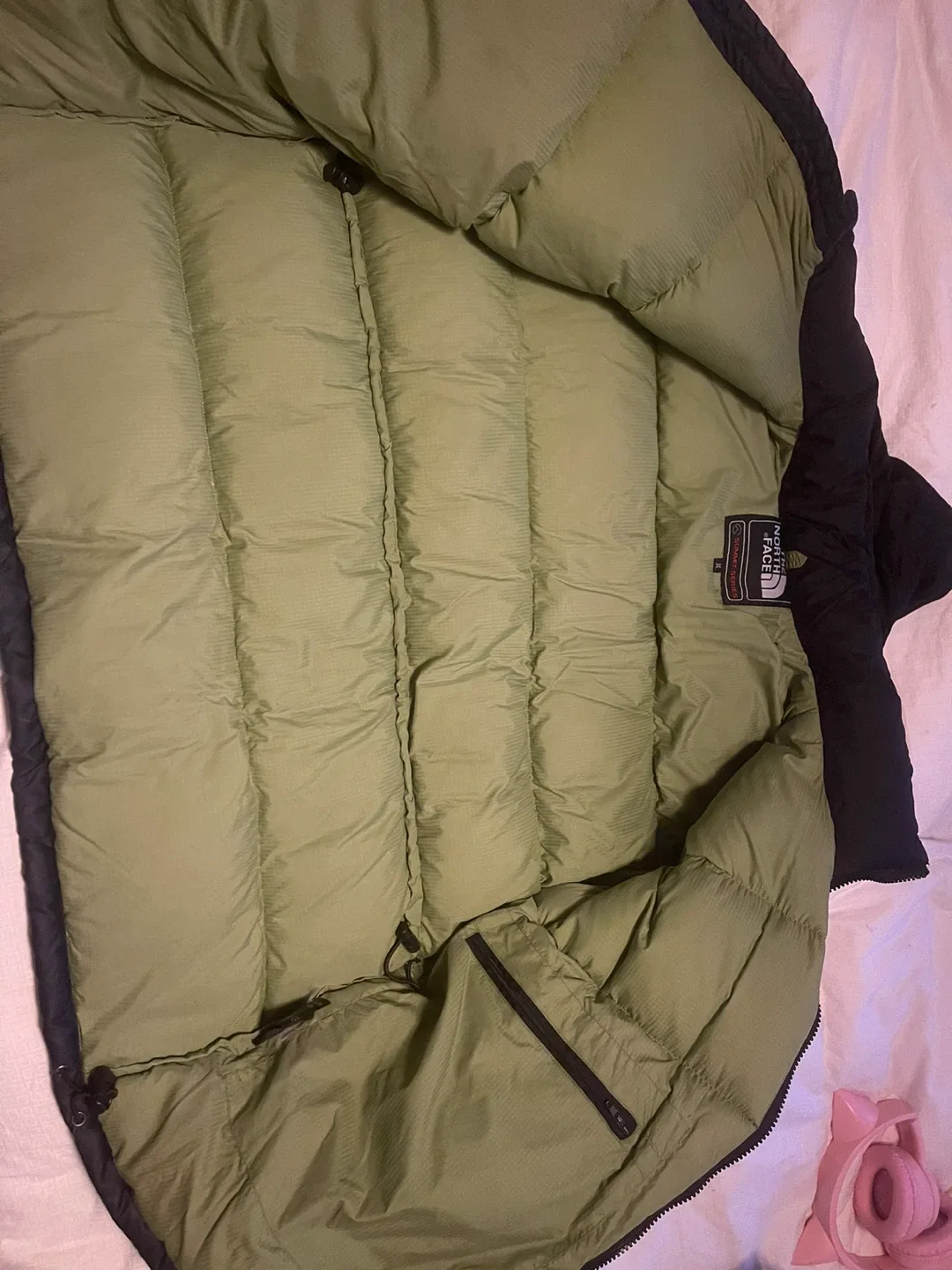 Men’s North Face Summit Series down puffer jacket. image indicator(4)