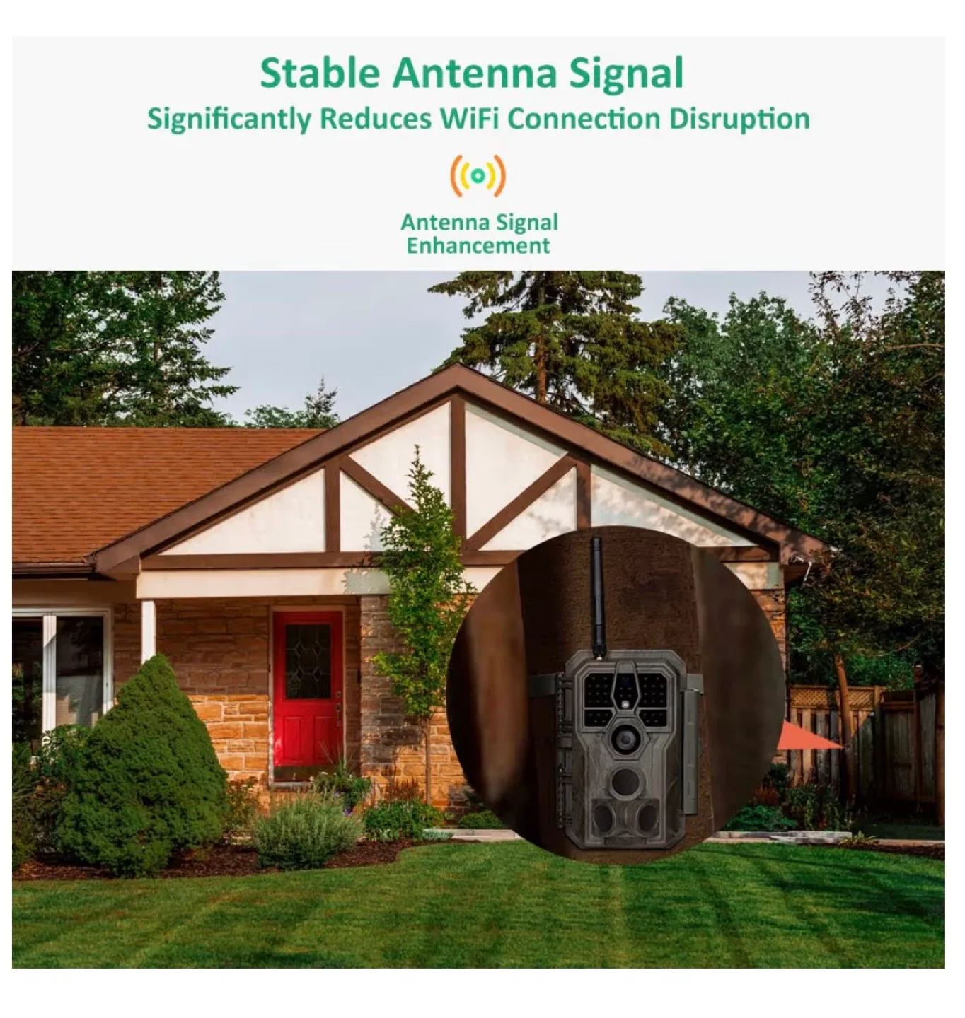 GardePro E8 WiFi Trail Camera - 64MP 1296p image indicator(4)