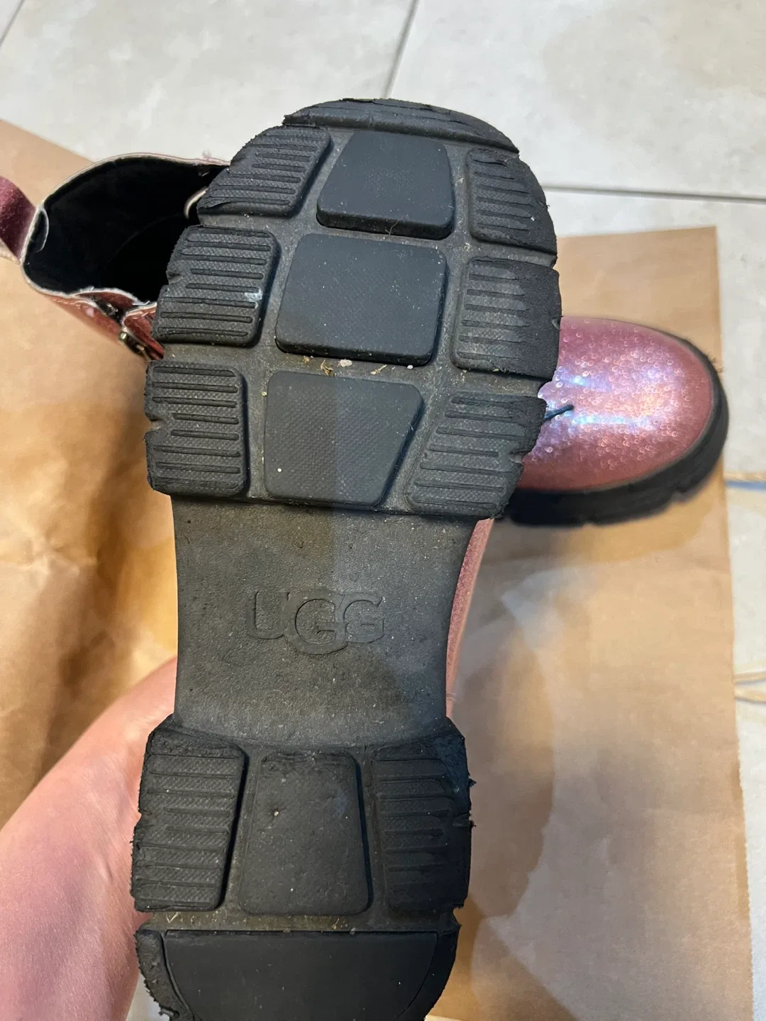 UGG Pink Glitter Boots image indicator(5)