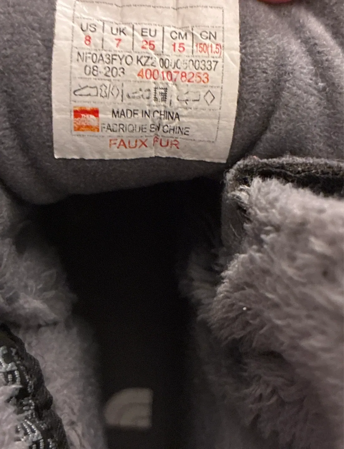 The North Face Toddler Snow Boots Kids Sz 8 Toddler Baby image indicator(4)