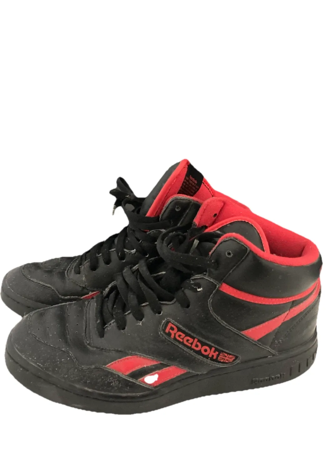 Reebok Classic High-Top Sneakers - Black & Red