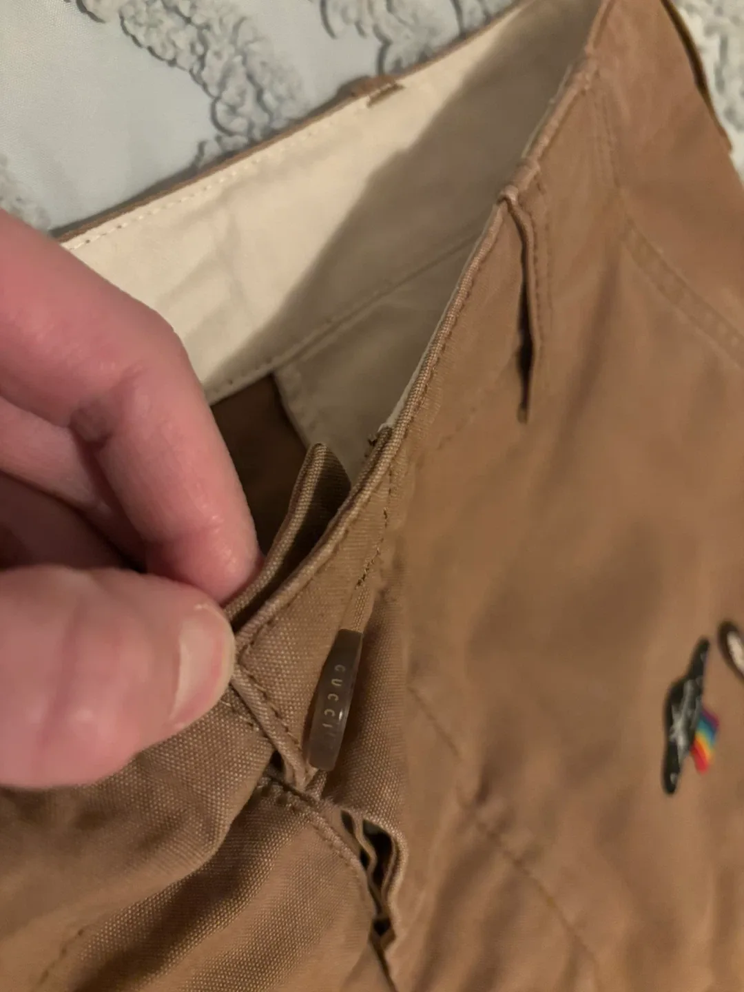 Gucci Koi Fish Cotton Pants image indicator(3)