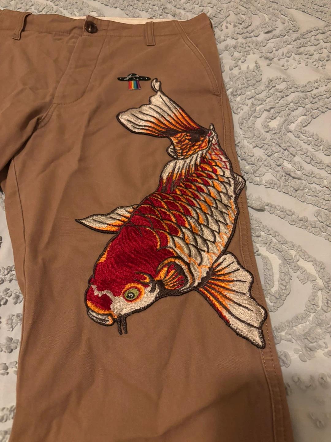 Gucci Koi Fish Cotton Pants - photo 2