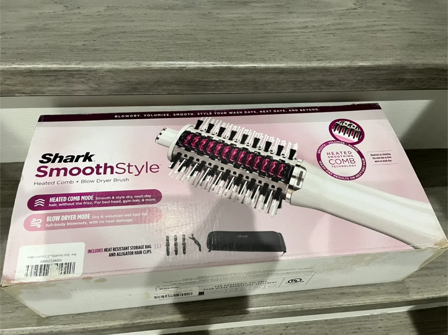 Shark SmoothStyle Heated Comb + Blow Dryer Brush image indicator(4)