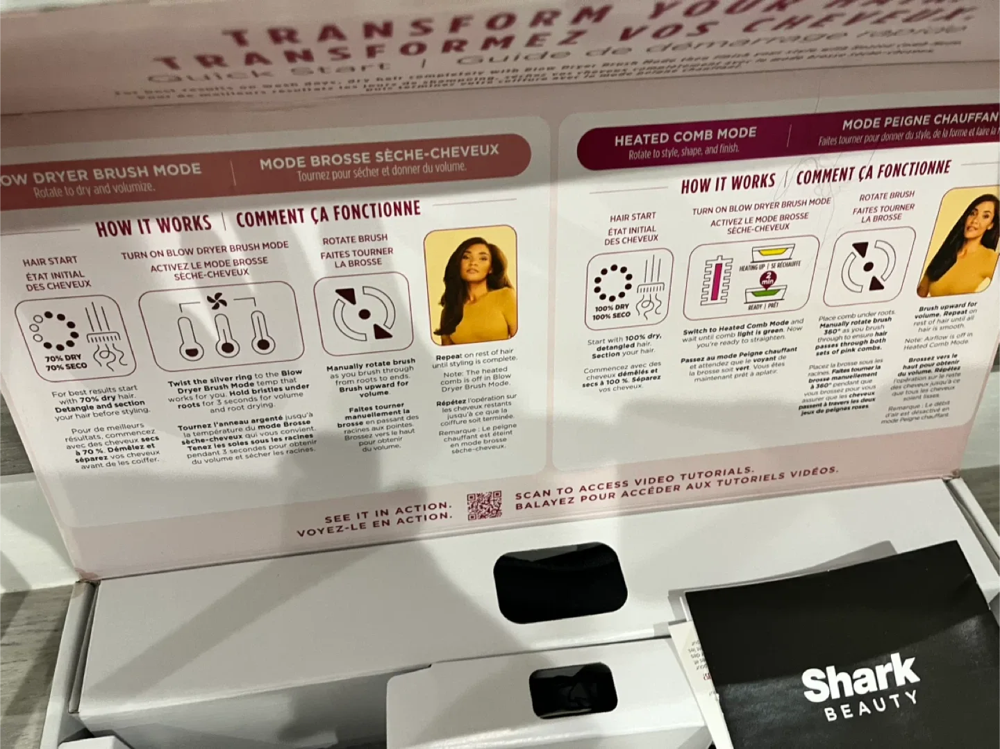 Shark SmoothStyle Heated Comb + Blow Dryer Brush image indicator(6)