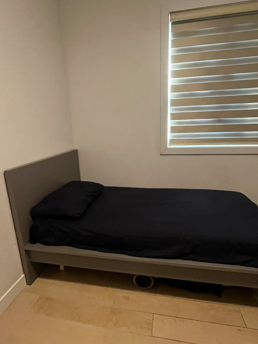 IKEA Malm Twin Bed Frame with mattress image indicator(3)