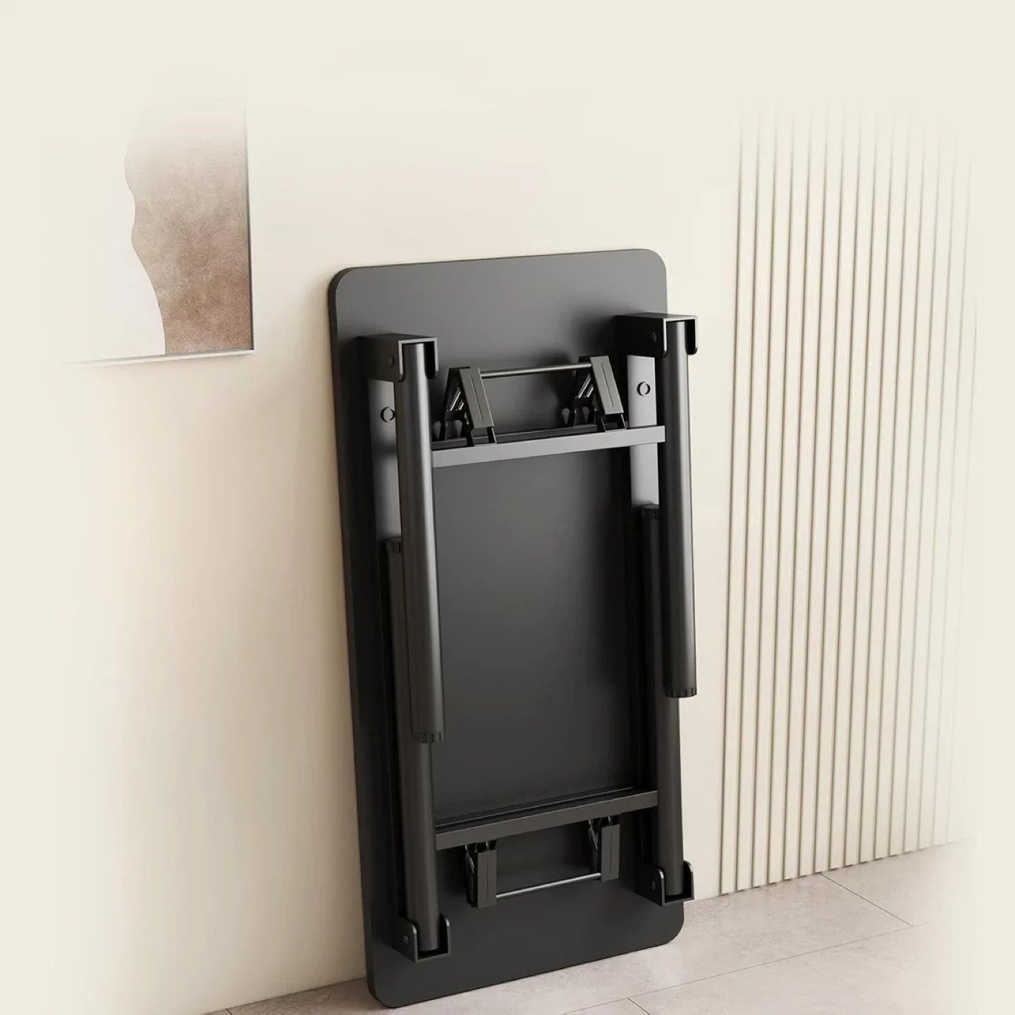 ALEEIK Folding Computer Desk - Black, 47 inch image indicator(2)