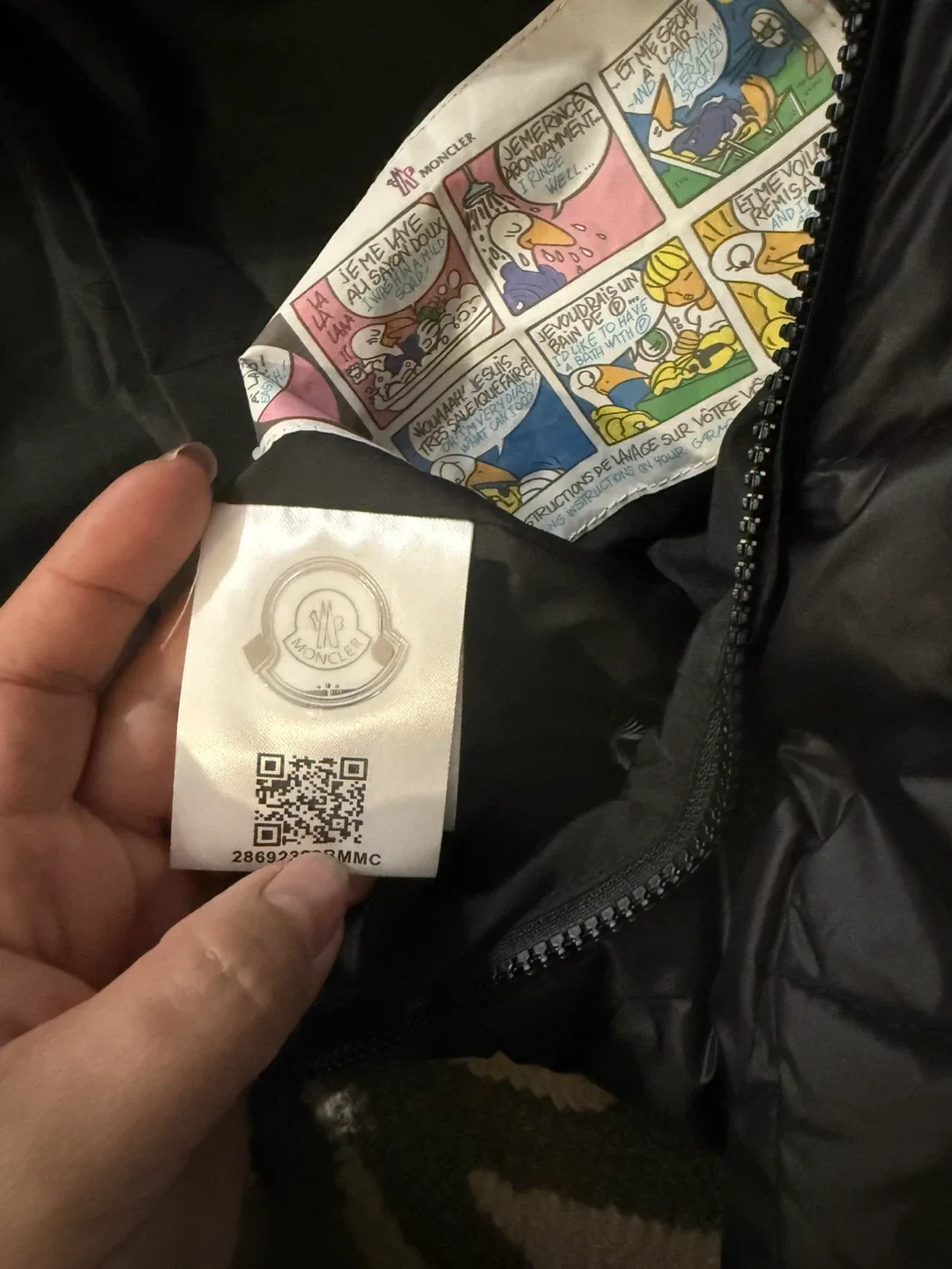 Moncler Black Padded Snowsuit Size 100 image indicator(5)