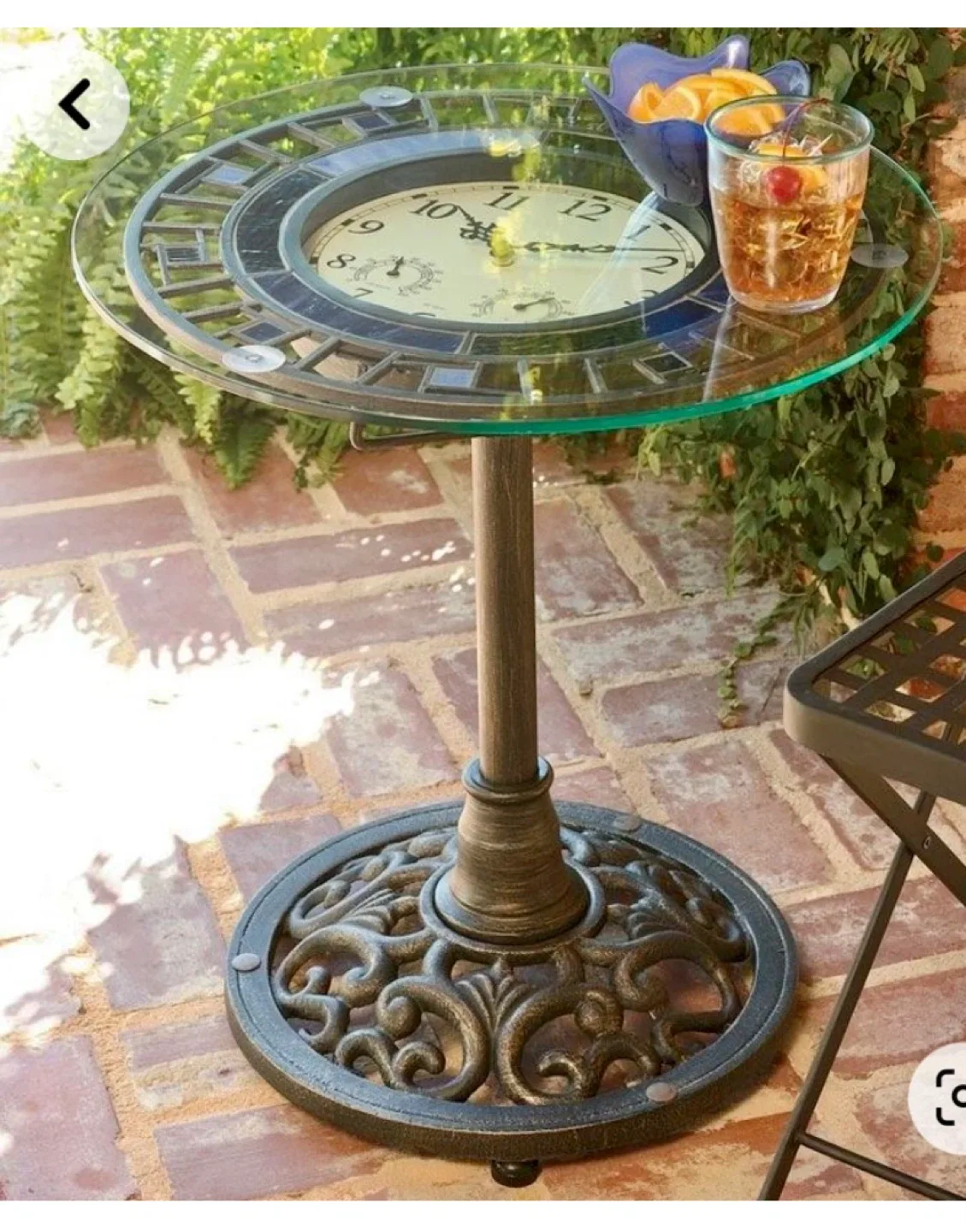 🥕 Mosaic Clock Accent Table image indicator(5)