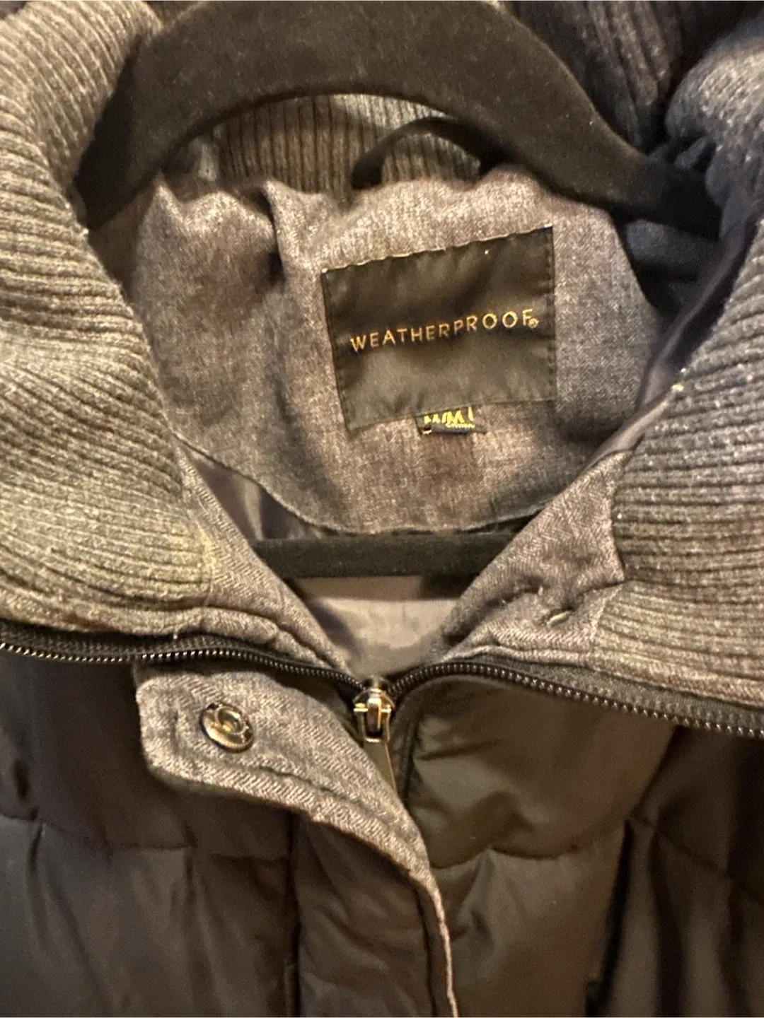 Weatherproof Brand Black Puffer Coat-Size M image indicator(8)