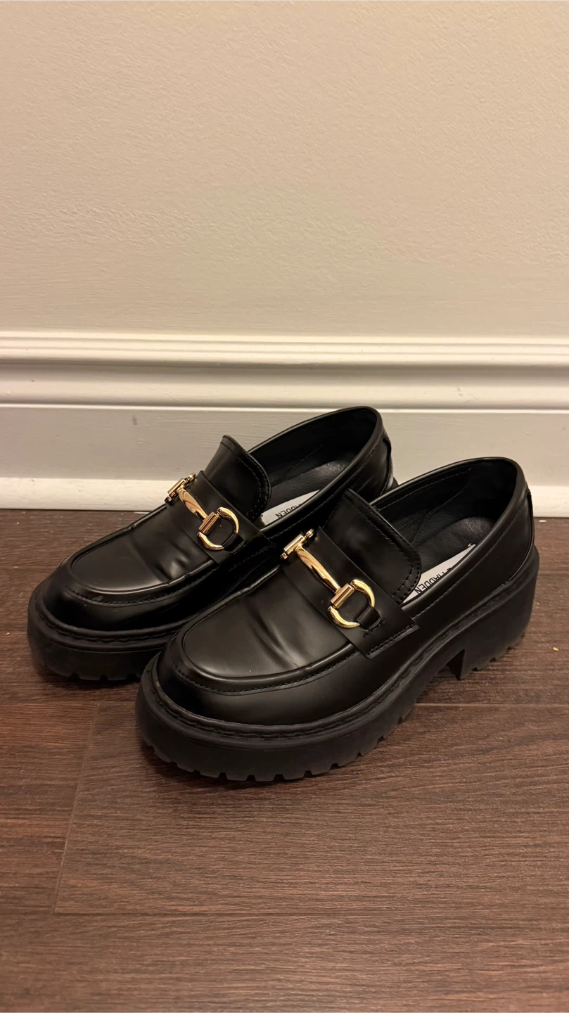Black Platform Loafers
