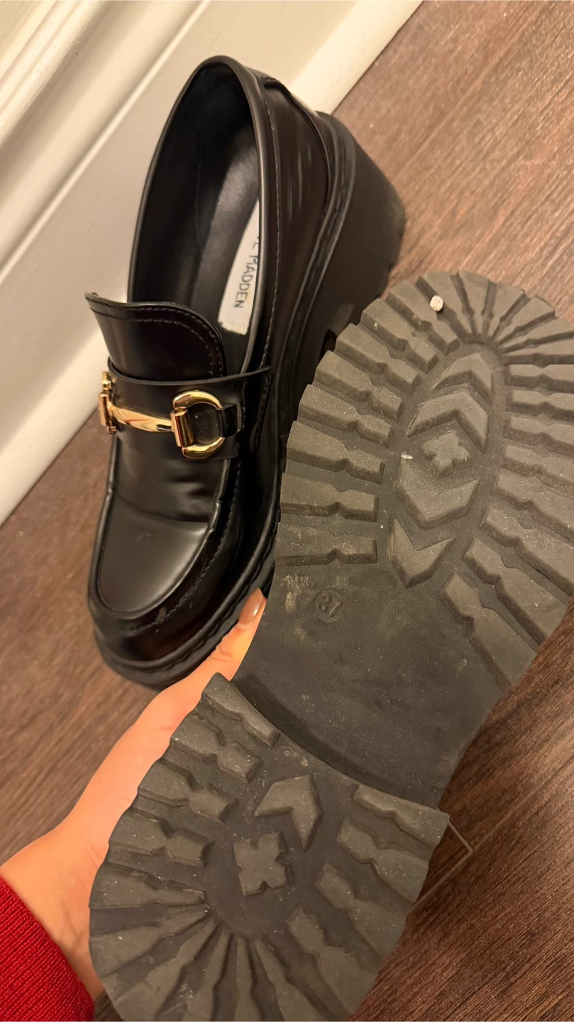 Black Platform Loafers - photo 4