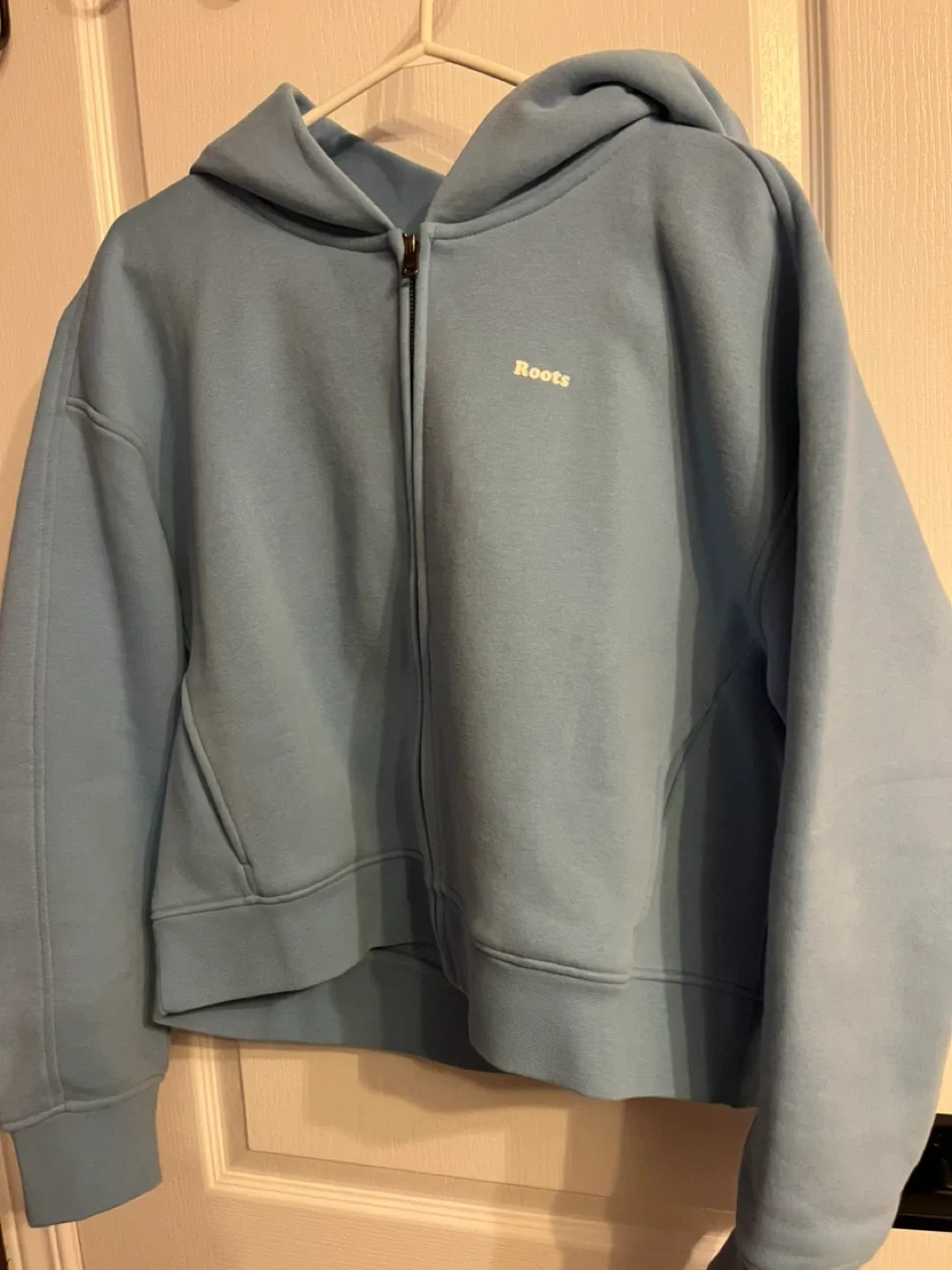 Roots Cloud Fleece Full Zip Hoodie - Blissful Blue - L/G 🥕
