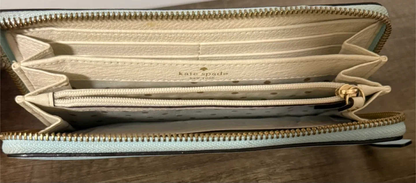 Kate Spade Tiffany Blue Wallet image indicator(3)