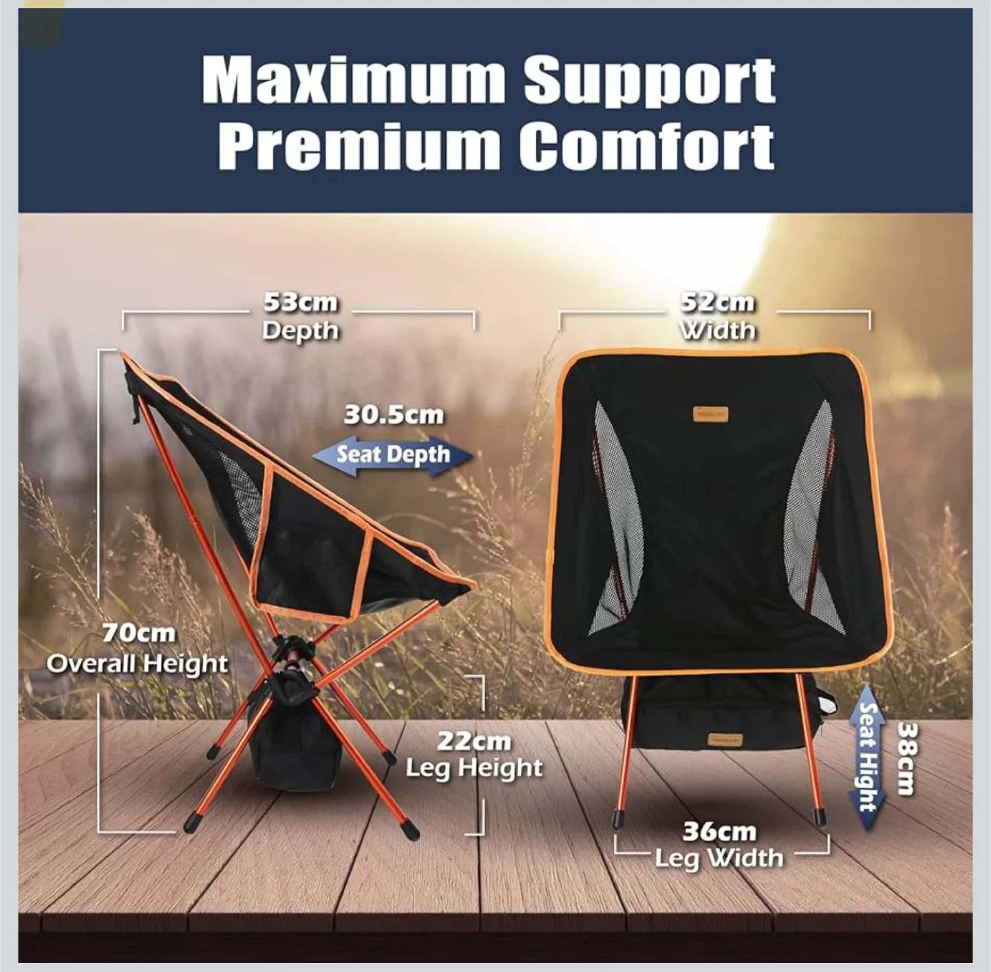 Trekology YIZI GO Portable Camping Chair image indicator(5)