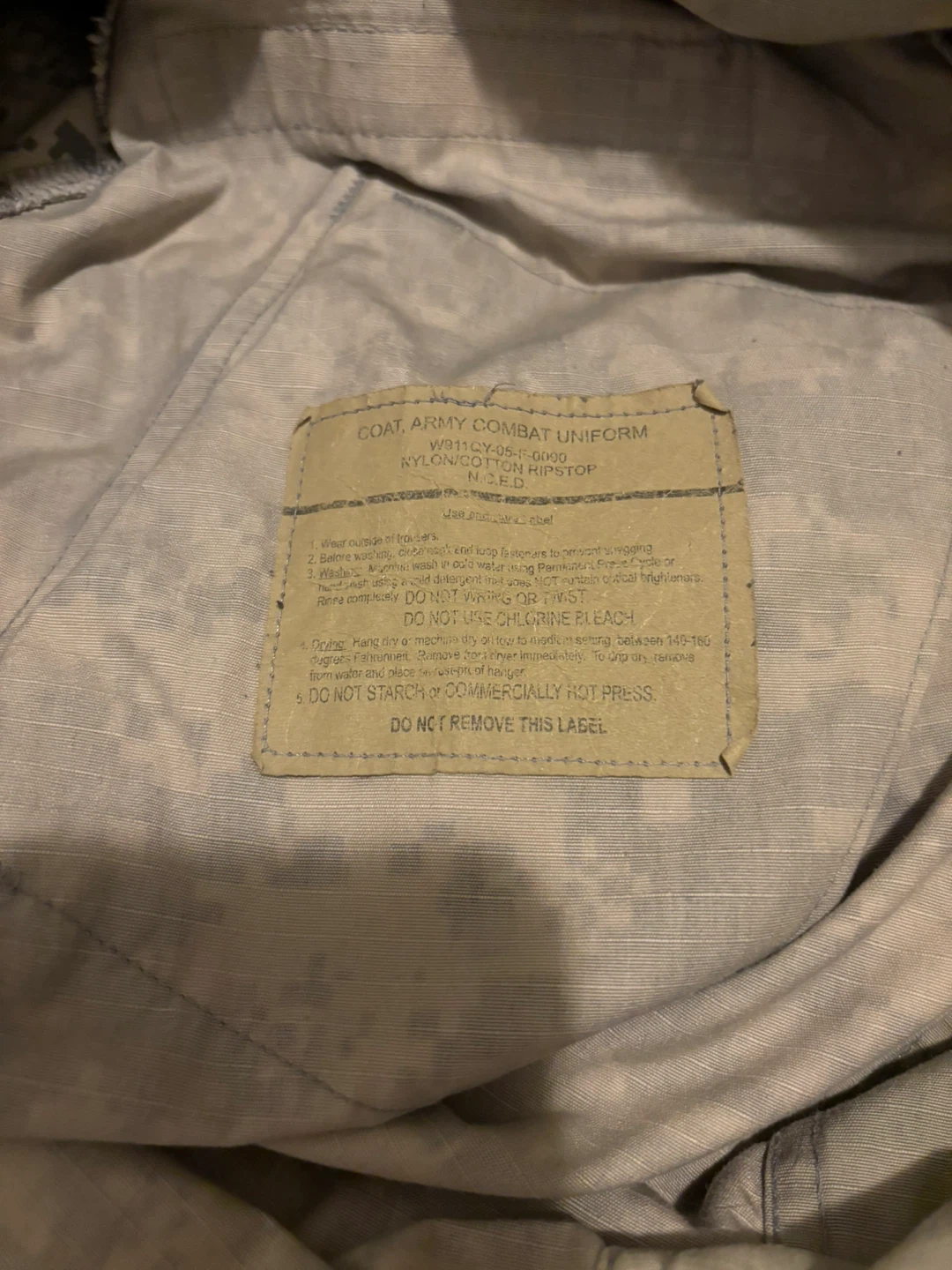 Vintage Army Combat Uniform Jacket - photo 5