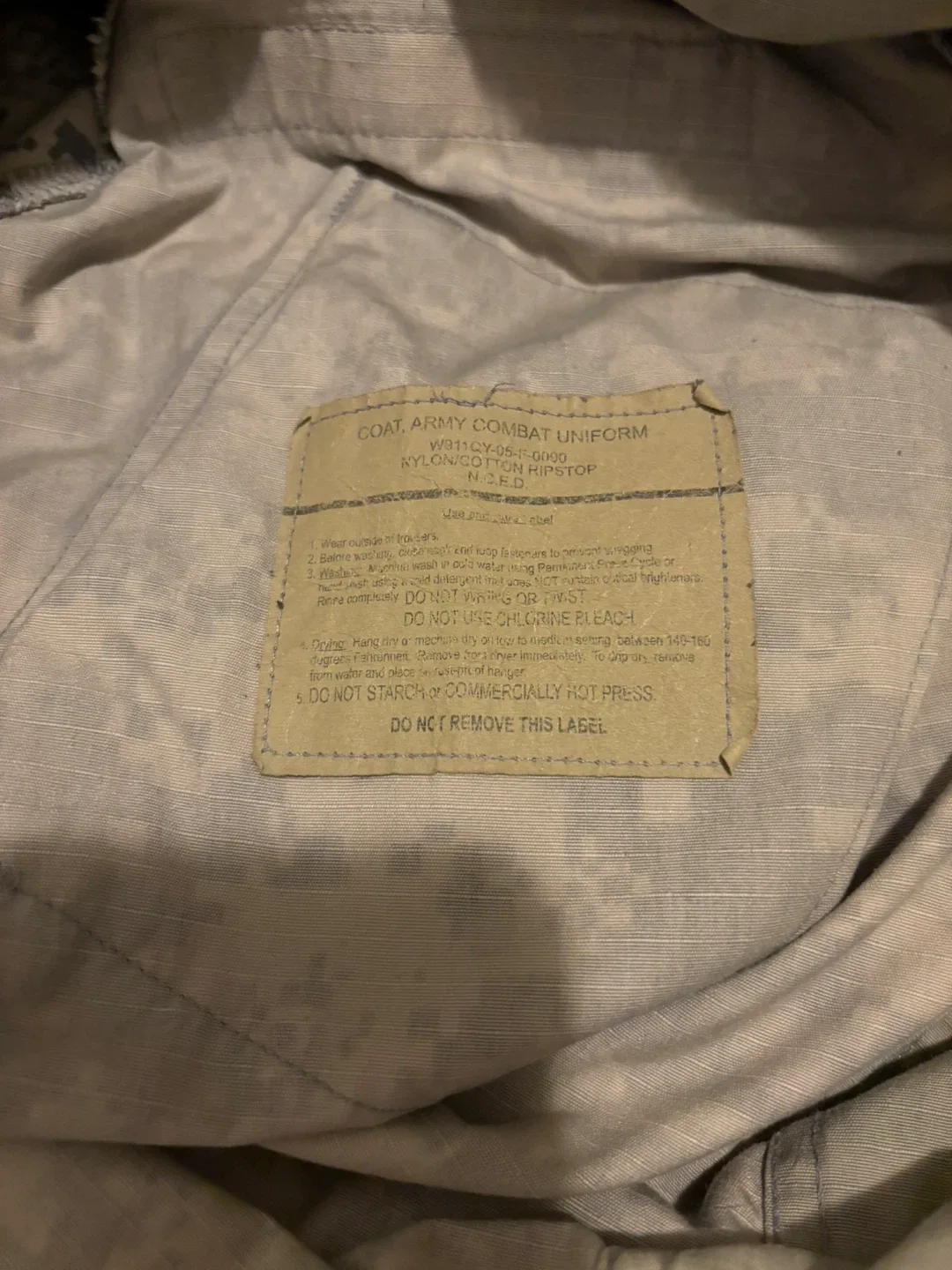 Vintage Army Combat Uniform Jacket image indicator(5)
