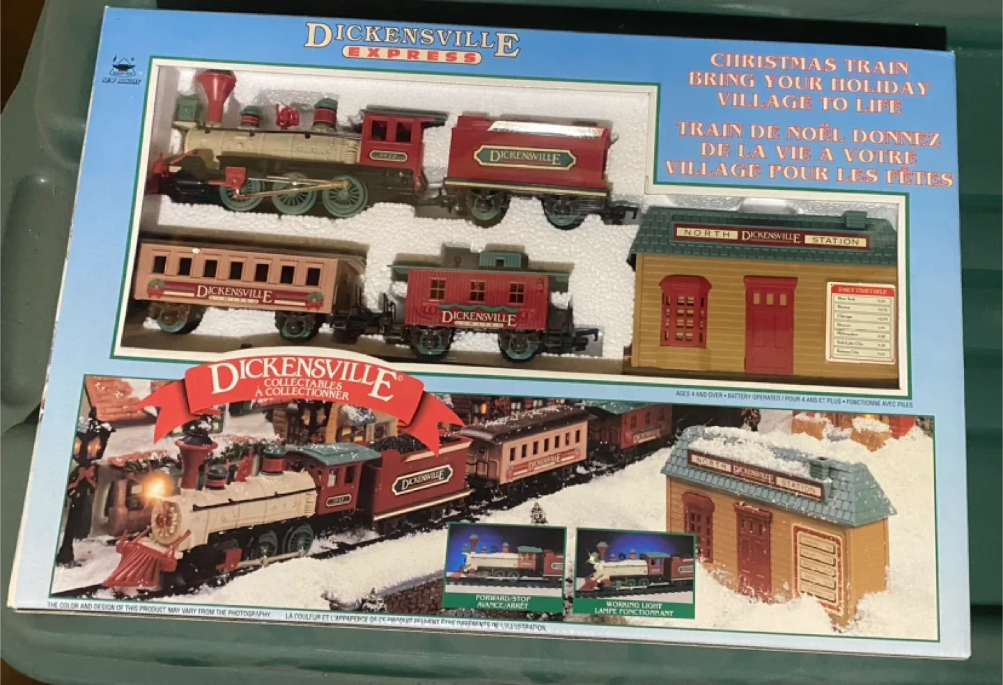Dickensville Express Christmas Train Set