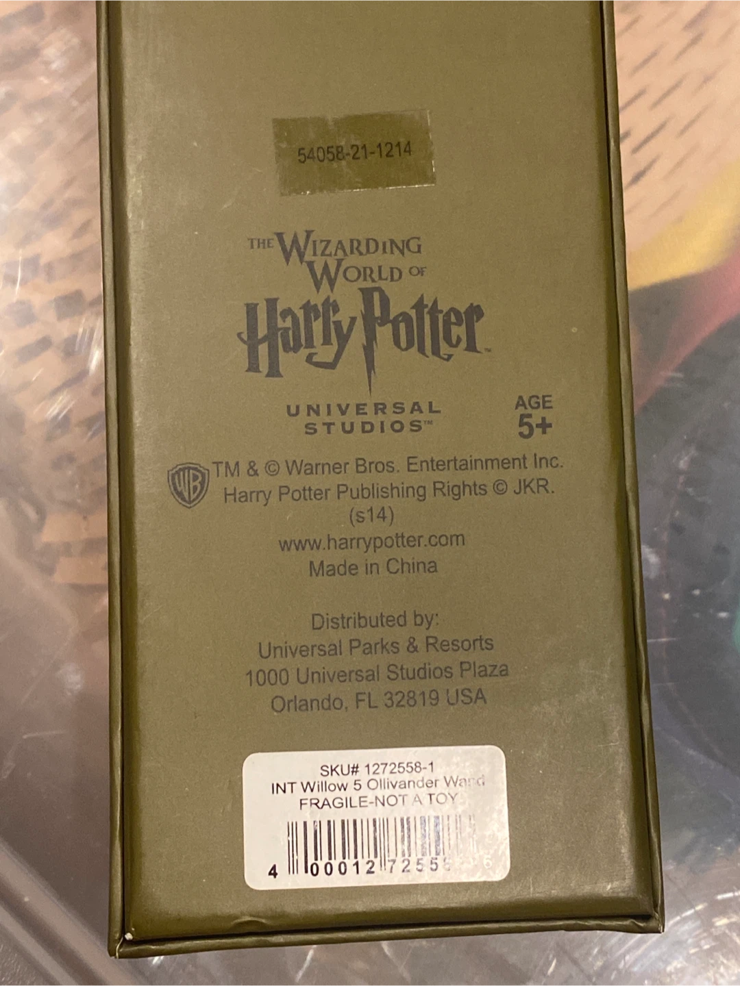 Harry Potter Ollivander's Willow Wand - photo 2