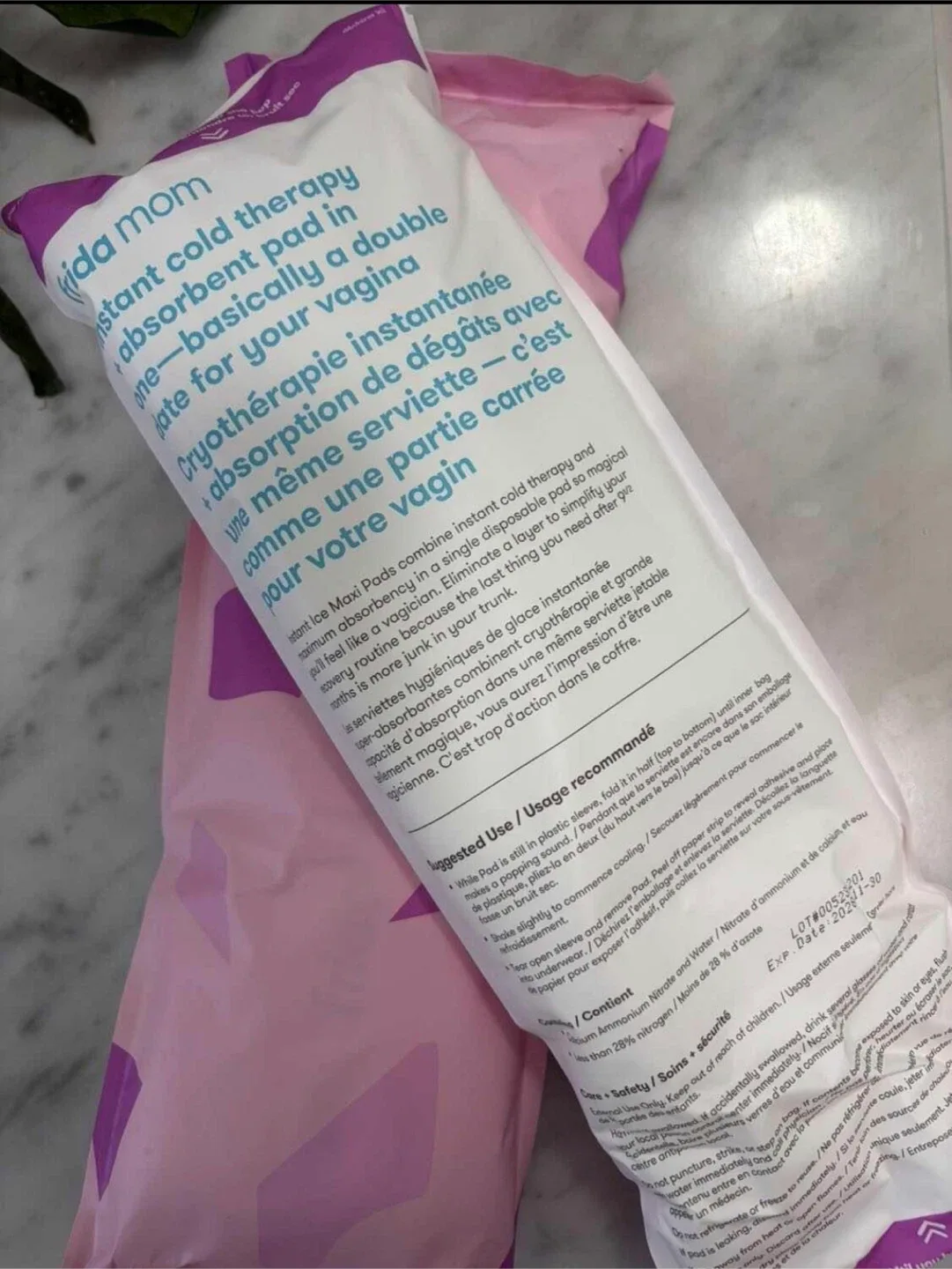 Frida Mom Instant Ice Maxi Pads - 6 packettes image indicator(2)