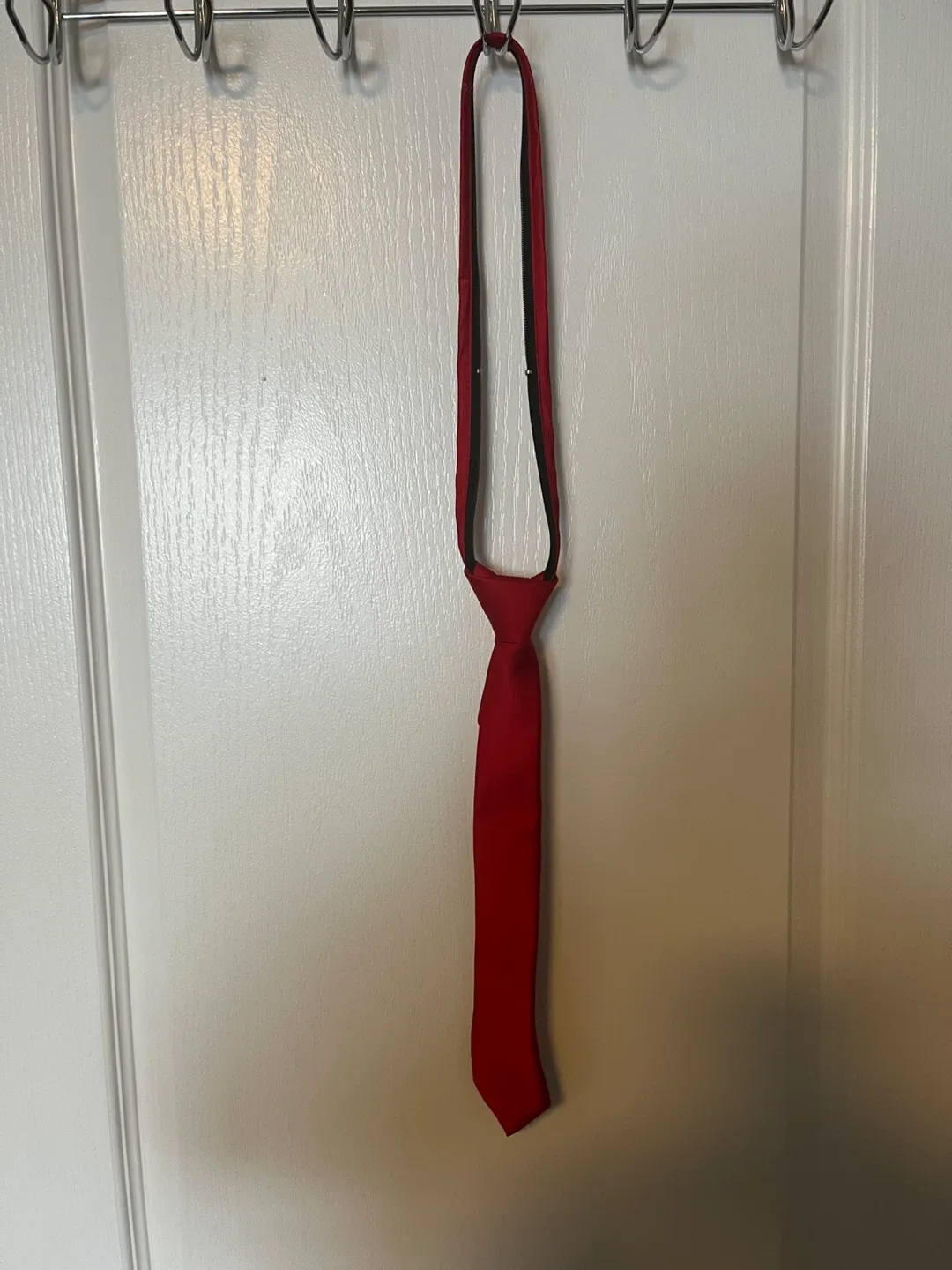 Tommy Hilfiger Red Zipper Tie thumbnail