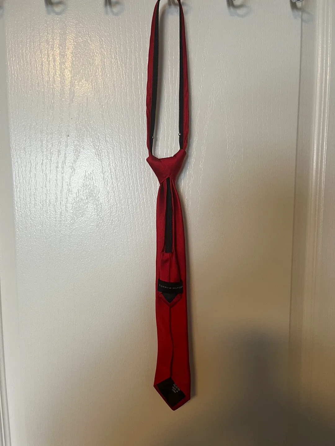 Tommy Hilfiger Red Zipper Tie image indicator(2)