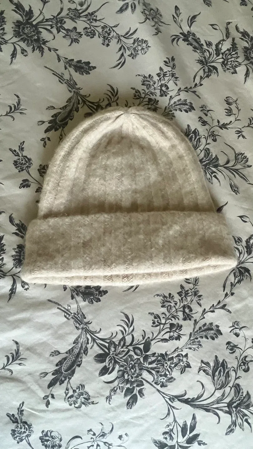New Auxiliary Cream Knit Beanie thumbnail