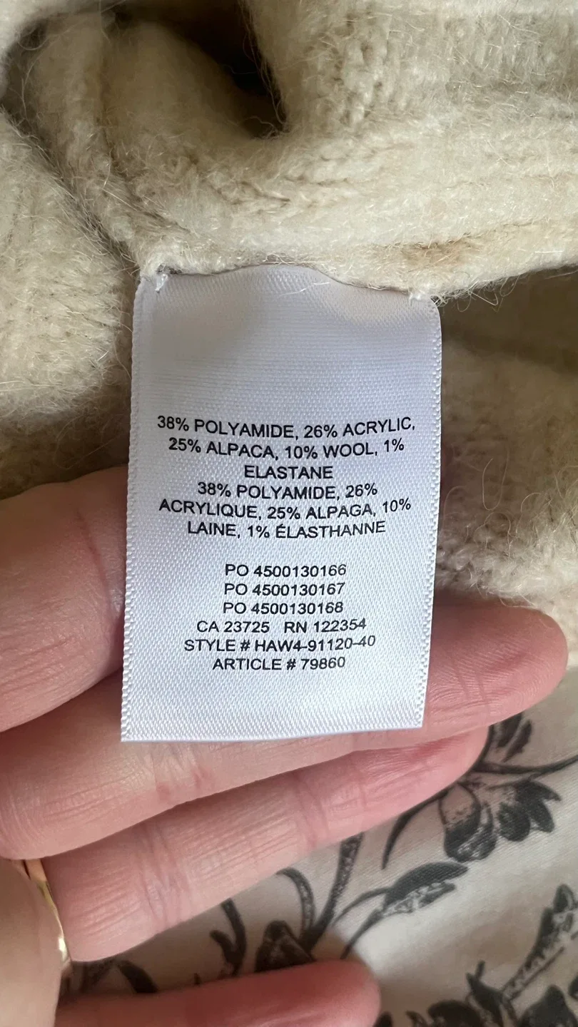 New Auxiliary Cream Knit Beanie image indicator(4)