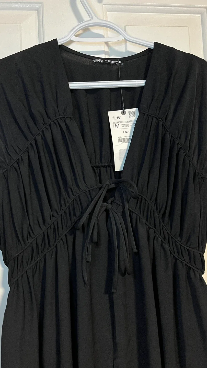 Zara Black Dress - Size M - New with Tags image indicator(5)