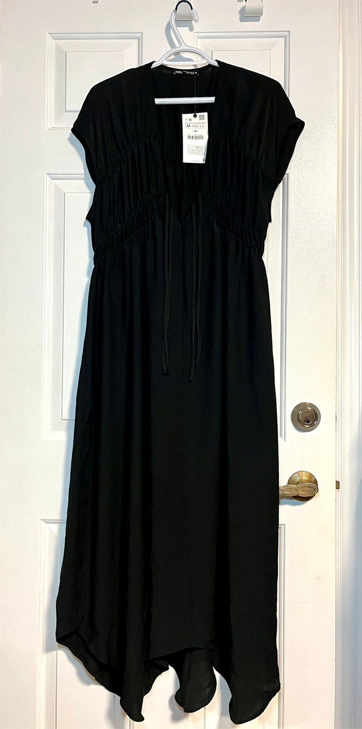 Zara Black Dress - Size M - New with Tags