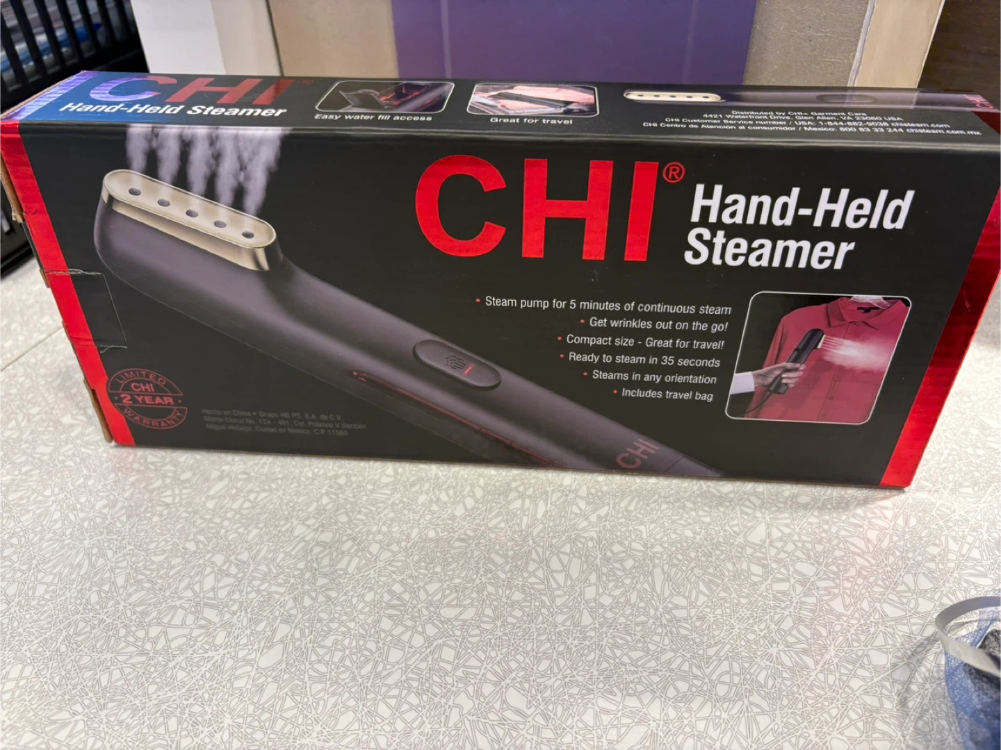 CHI Hand-Held Steamer - Never Opened 🥕