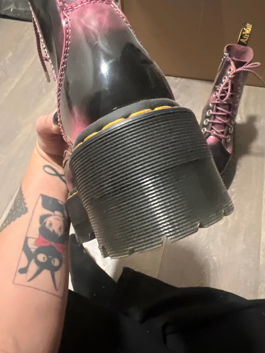 Dr. Martens Jadon Max Boot - Fondant Pink, Size US 8 image indicator(4)