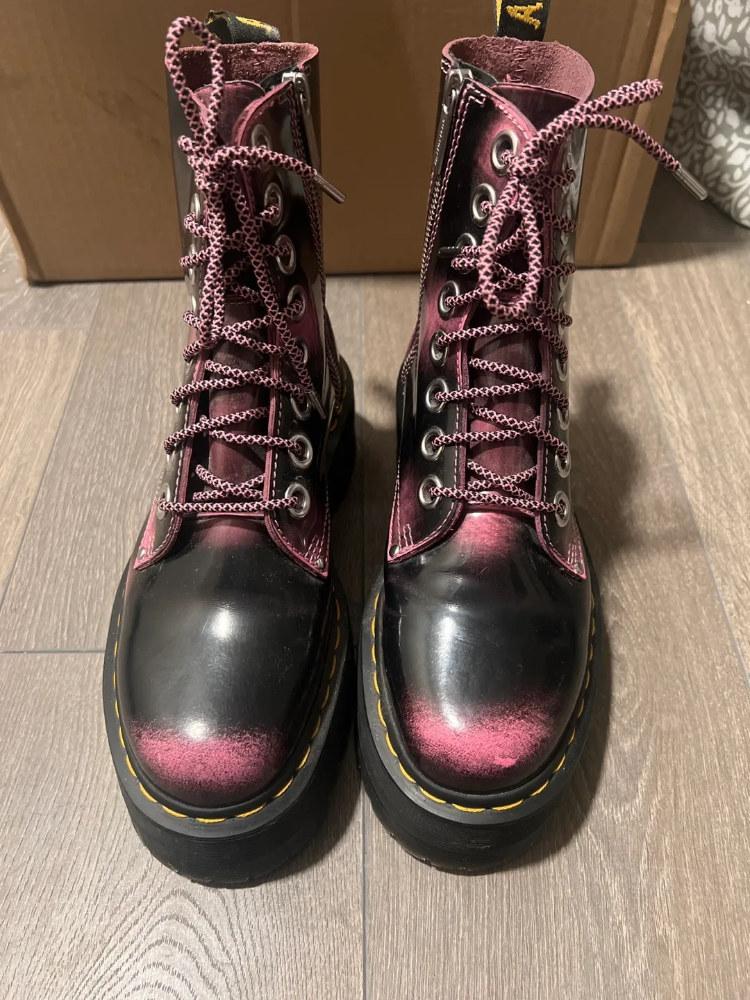 Dr. Martens Jadon Max Boot - Fondant Pink, Size US 8 image indicator(3)