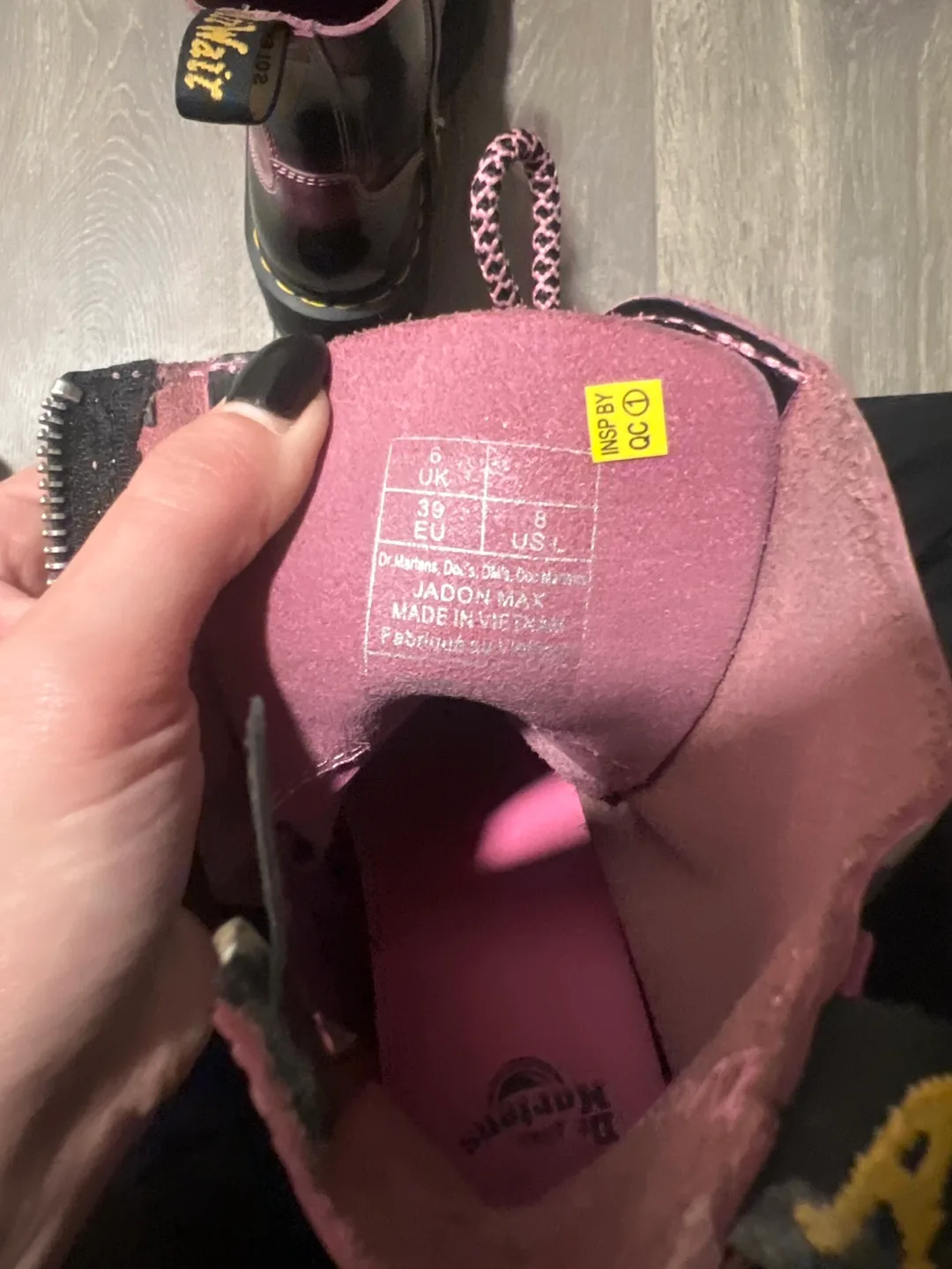 Dr. Martens Jadon Max Boot - Fondant Pink, Size US 8 image indicator(7)