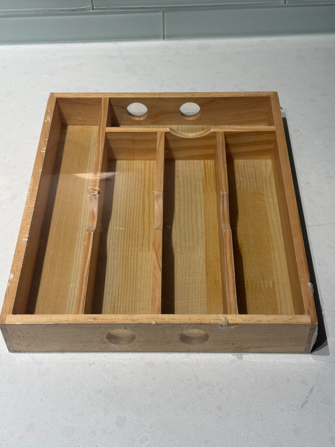 Bamboo Cutlery Organizer - photo 2