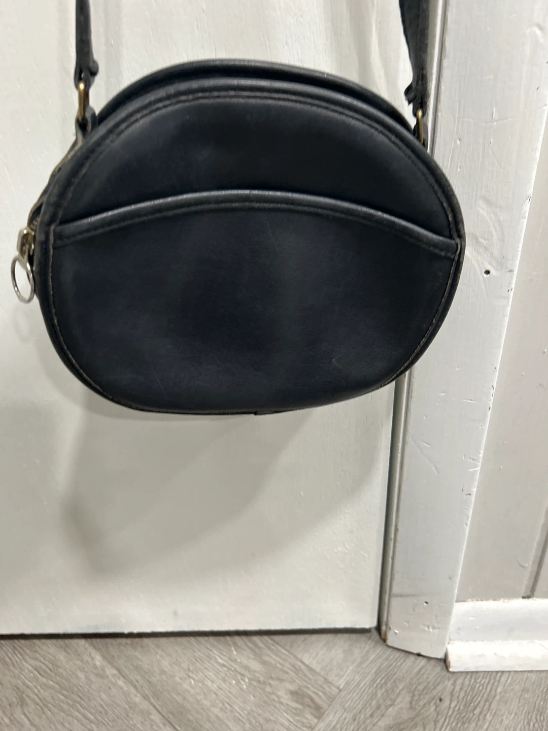 Vintage coach black leather purse - photo 2
