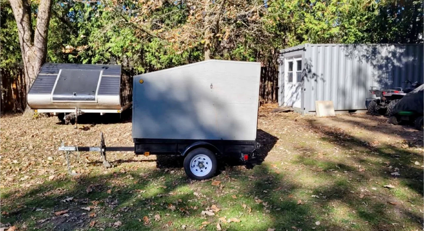 Utility Trailer with Enclosed Box - photo 3